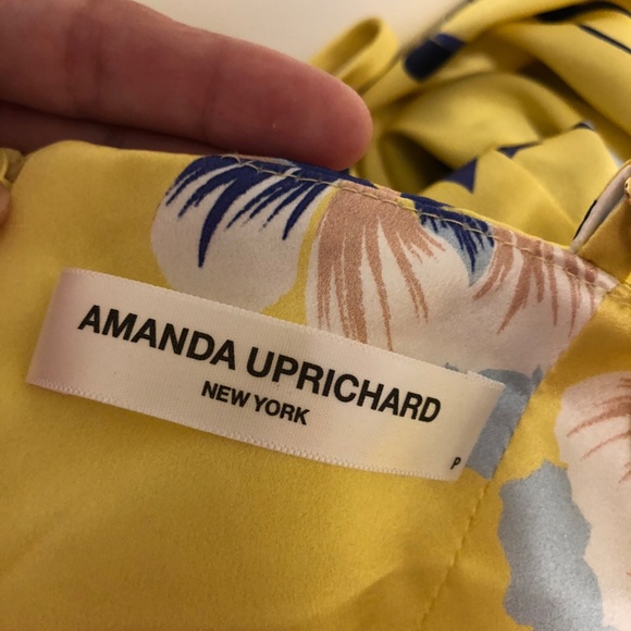 AMANDA UPRICHARD AVIVA GOWN IN HONEYSUCKLE - Picture 5 of 7